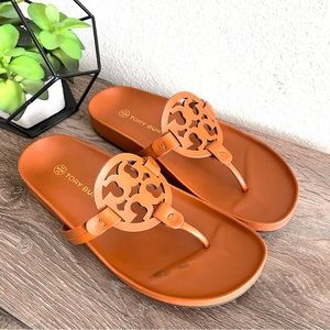 FIRM PRICE ‼️ Tory Burch Women's Miller Cloud Sandals 9.5 EUC